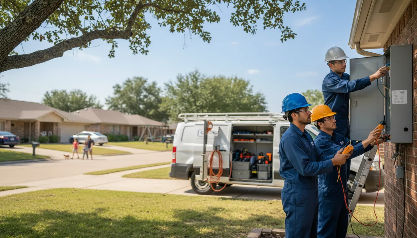 Certified electrician providing emergency electrical services in Bridgewater, SD